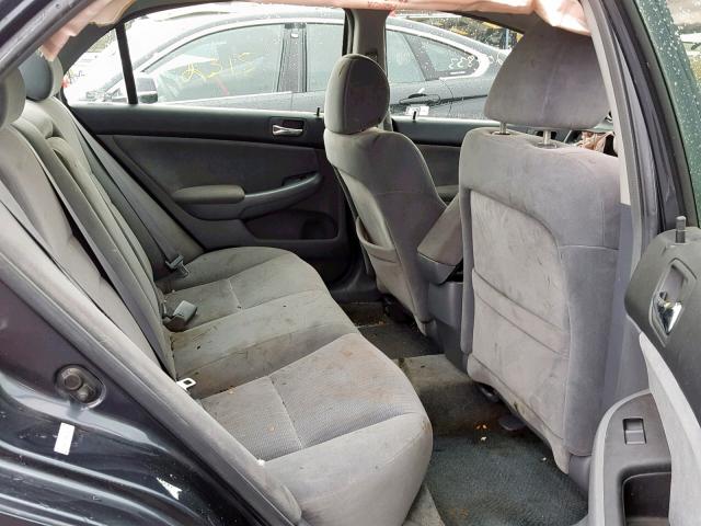 1HGCM56405A170192 - 2005 HONDA ACCORD LX CHARCOAL photo 6