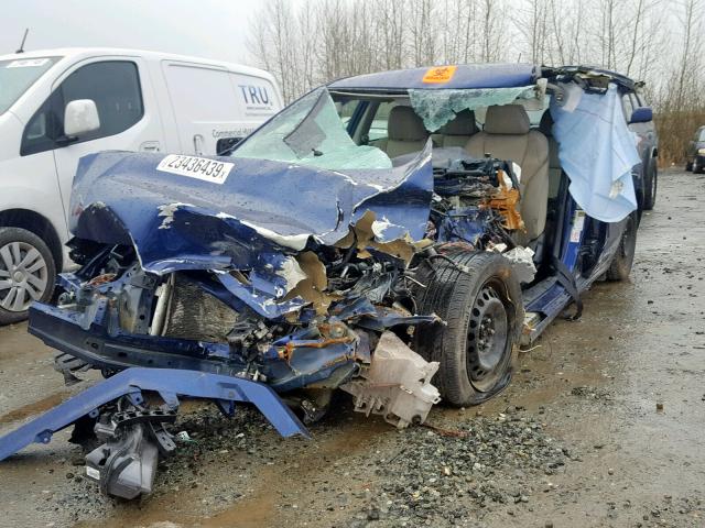 4S3GTAA61H3731481 - 2017 SUBARU IMPREZA BLUE photo 2