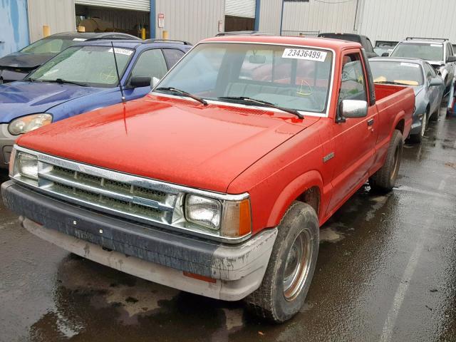 JM2UF1110G0575248 - 1986 MAZDA B2000 RED photo 2