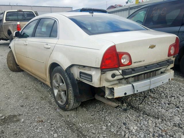 1G1ZC5E17BF233881 - 2011 CHEVROLET MALIBU 1LT WHITE photo 3