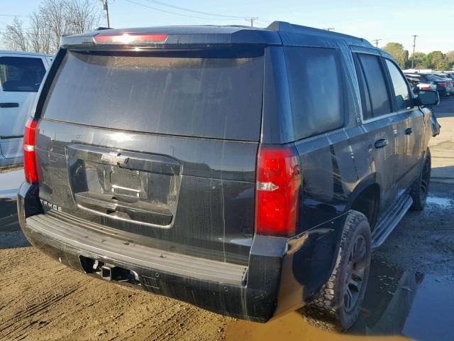 1GNSKBKC8FR242679 - 2015 CHEVROLET TAHOE BLACK photo 4