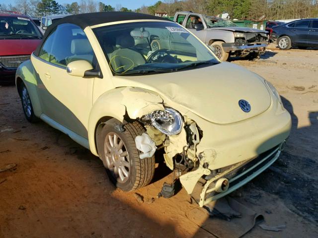 3VWCM31Y44M321658 - 2004 VOLKSWAGEN NEW BEETLE YELLOW photo 1