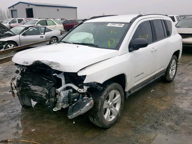 1C4NJDBB2GD663520 - 2016 JEEP COMPASS SP 白色 照片 2