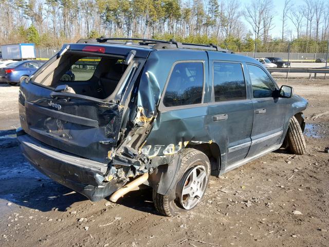 1J4GR48K25C652233 - 2005 JEEP GRAND CHER GREEN photo 4