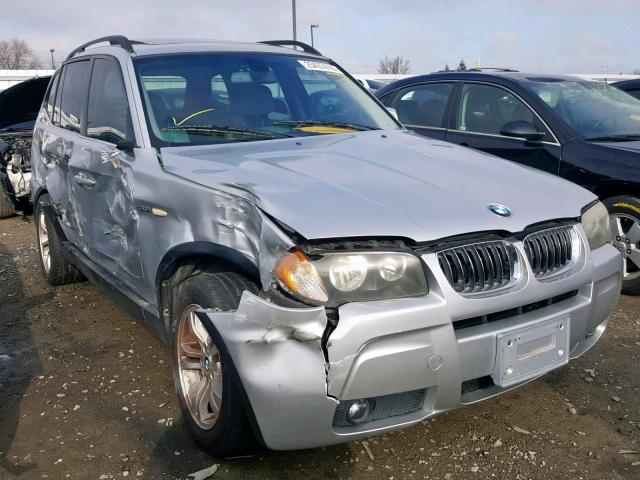 WBXPA934X6WG85117 - 2006 BMW X3 3.0I SILVER photo 1