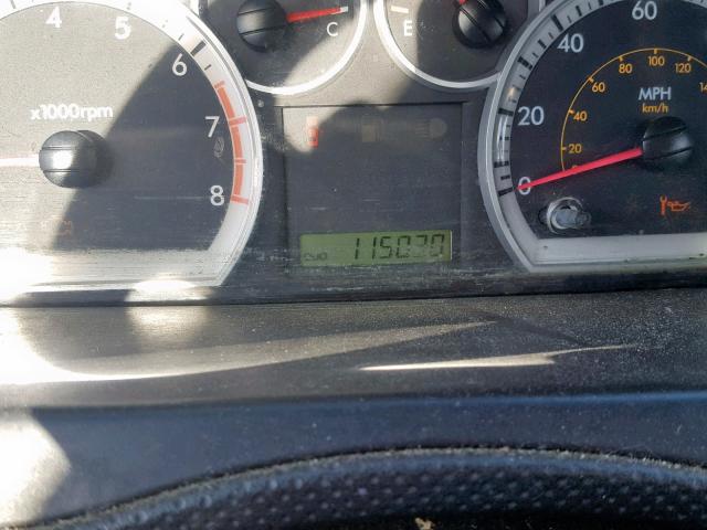 KL1TD66E89B651618 - 2009 CHEVROLET AVEO LS BLACK photo 8