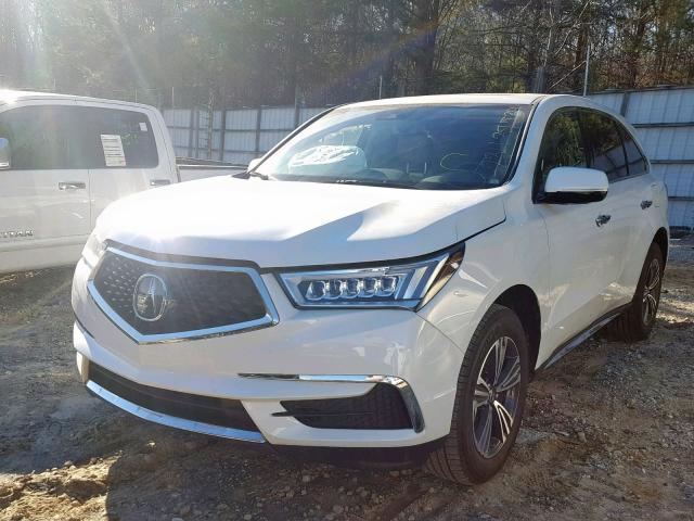 5J8YD3H30JL003912 - 2018 ACURA MDX WHITE photo 2
