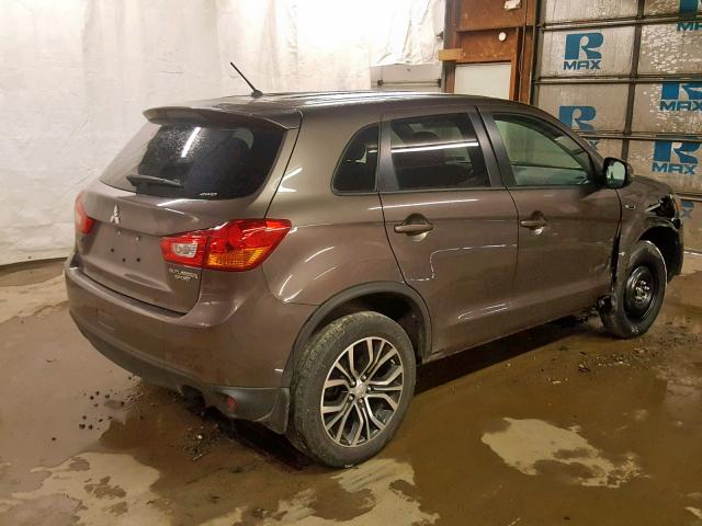 JA4AR3AU5GZ056755 - 2016 MITSUBISHI OUTLANDER GRAY photo 4