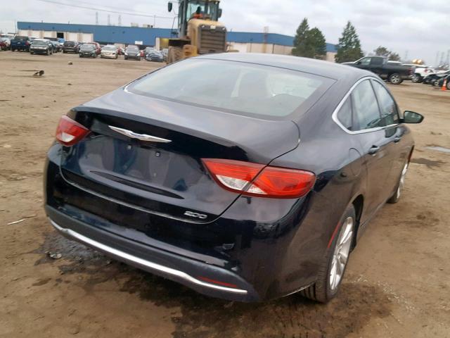 1C3CCCAB2FN747878 - 2015 CHRYSLER 200 LIMITE BLACK photo 4