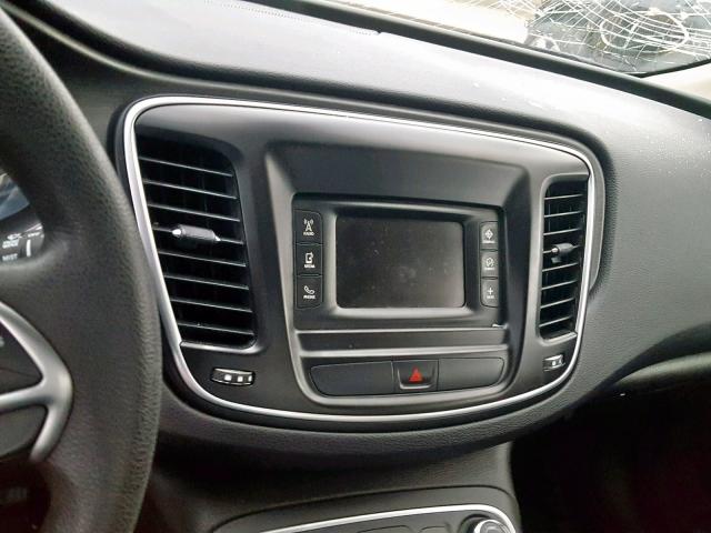 1C3CCCAB2FN747878 - 2015 CHRYSLER 200 LIMITE BLACK photo 9