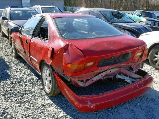 1HGEJ2225SL022933 - 1995 HONDA CIVIC DX RED photo 3