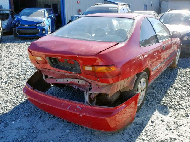 1HGEJ2225SL022933 - 1995 HONDA CIVIC DX RED photo 4