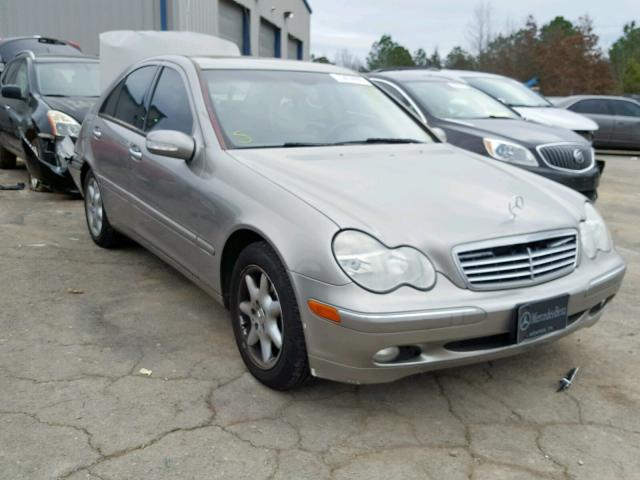 WDBRF81J94F480472 - 2004 MERCEDES-BENZ C 240 4MAT SILVER photo 1