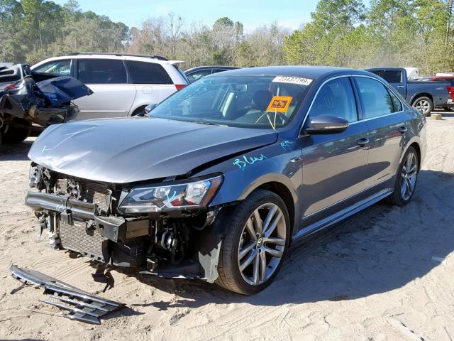 1VWDT7A37HC057121 - 2017 VOLKSWAGEN PASSAT R-L SILVER photo 2