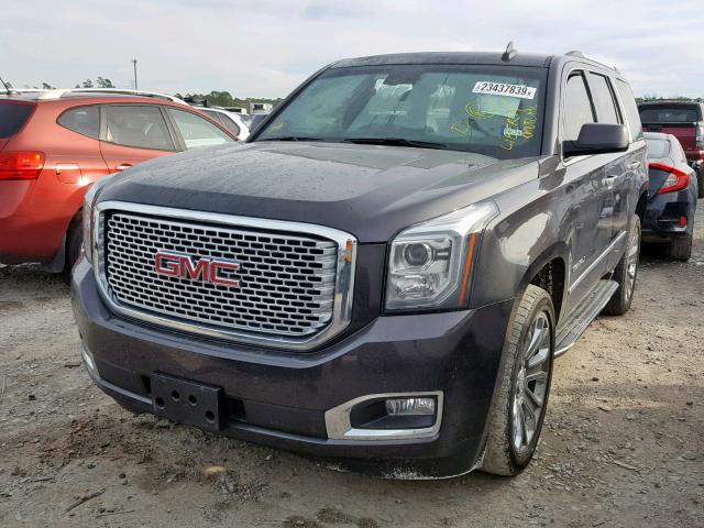 1GKS2CKJ6GR476323 - 2016 GMC YUKON DENA CHARCOAL photo 2