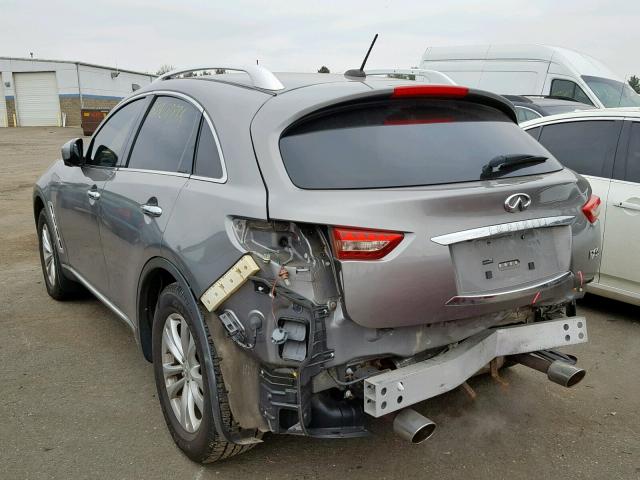 JN8AS1MW2AM855560 - 2010 INFINITI FX35 GRAY photo 3