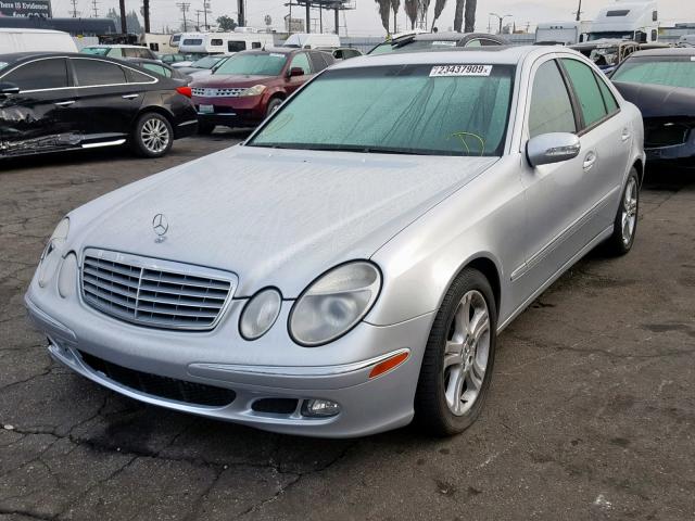 WDBUF56J66A853467 - 2006 MERCEDES-BENZ E 350 SILVER photo 2