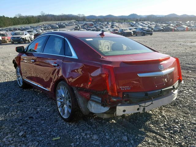 2G61U5S3XD9157904 - 2013 CADILLAC XTS PLATIN RED photo 3