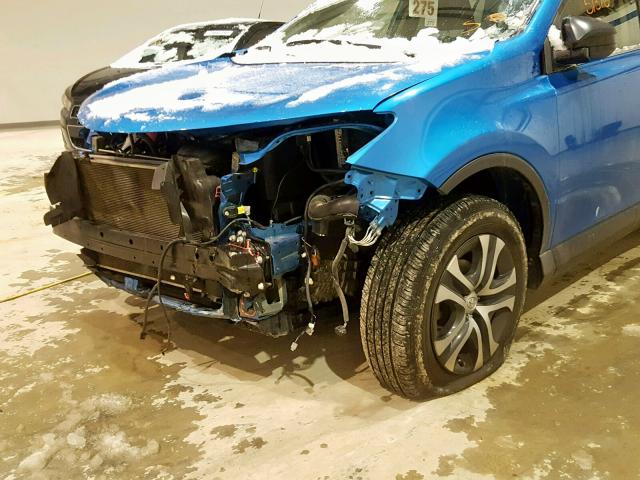 JTMZFREV4GD091694 - 2016 TOYOTA RAV4 LE 蓝色 照片 9