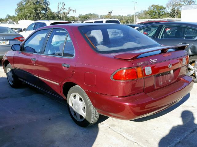 1N4AB41DXWC701438 - 1998 NISSAN SENTRA E BURGUNDY photo 3