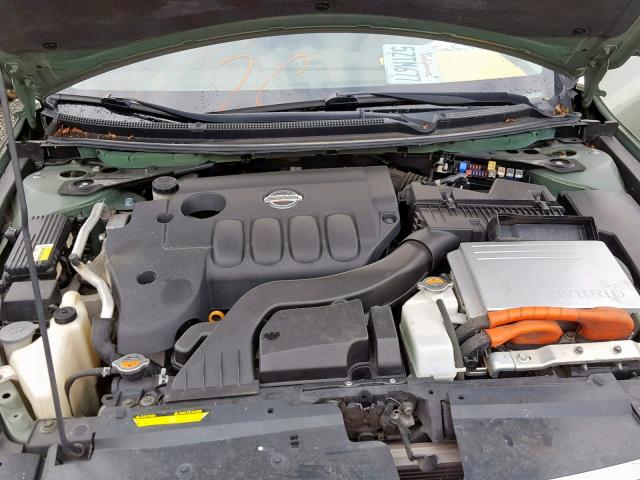 1N4CL21E67C206531 - 2007 NISSAN ALTIMA HYB GREEN photo 7