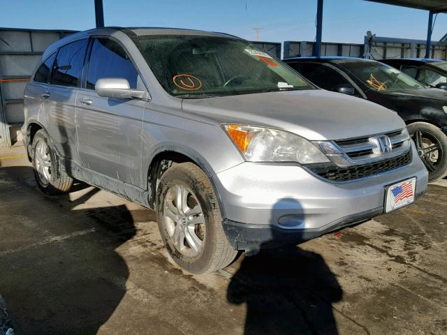 JHLRE4H71AC009343 - 2010 HONDA CR-V EXL SILVER photo 1