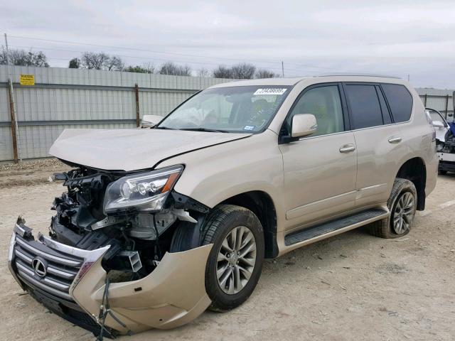 JTJJM7FX5E5065827 - 2014 LEXUS GX PREMIUM GOLD photo 2