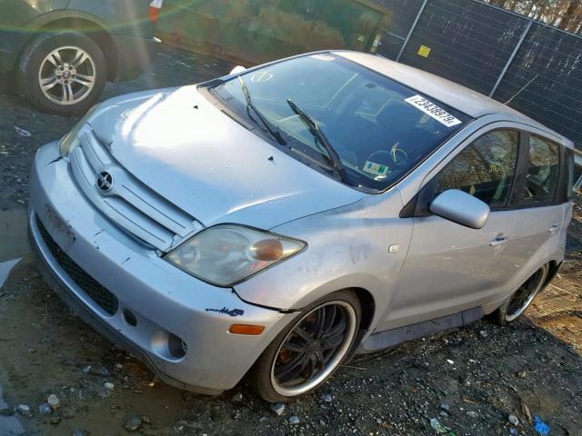 JTKKT624750107114 - 2005 TOYOTA SCION XA SILVER photo 2