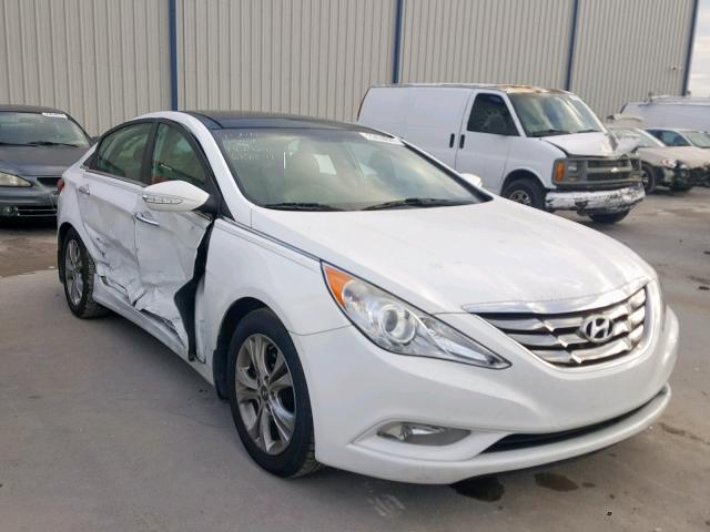 5NPEC4AC4DH689871 - 2013 HYUNDAI SONATA SE WHITE photo 1