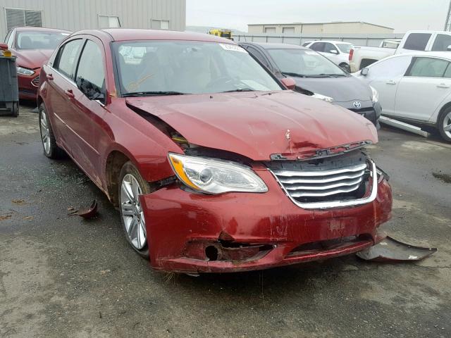 1C3CCBAG7CN228486 - 2012 CHRYSLER 200 LX BURGUNDY photo 1