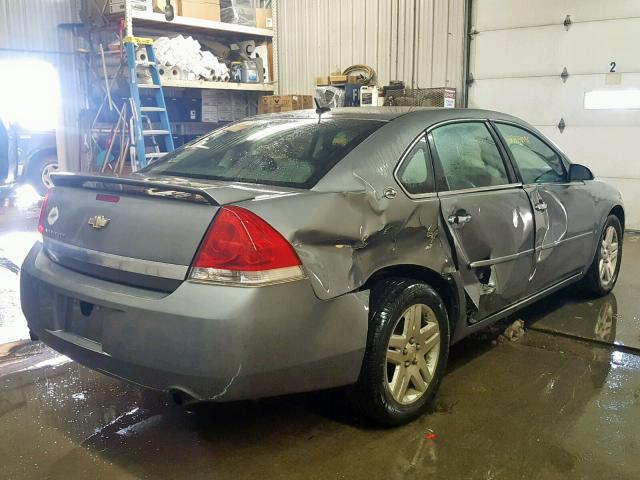 2G1WU58R679407845 - 2007 CHEVROLET IMPALA LTZ GRAY photo 4