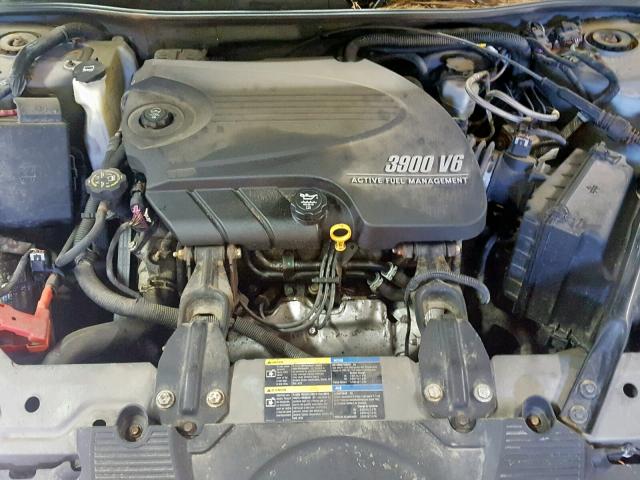 2G1WU58R679407845 - 2007 CHEVROLET IMPALA LTZ GRAY photo 7