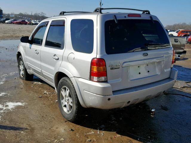 1FMCU04194KA49076 - 2004 FORD ESCAPE LIM SILVER photo 3