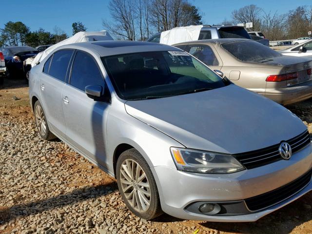 3VWLX7AJ7BM355799 - 2011 VOLKSWAGEN JETTA SEL SILVER photo 1