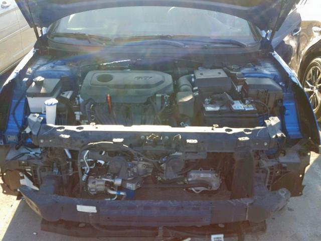 5NPE34AF0JH670997 - 2018 HYUNDAI SONATA SPO BLUE photo 7