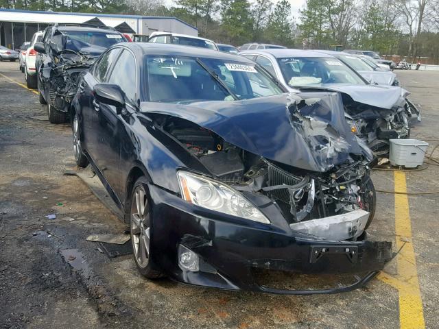 JTHBK262585074910 - 2008 LEXUS IS 250 BLACK photo 1