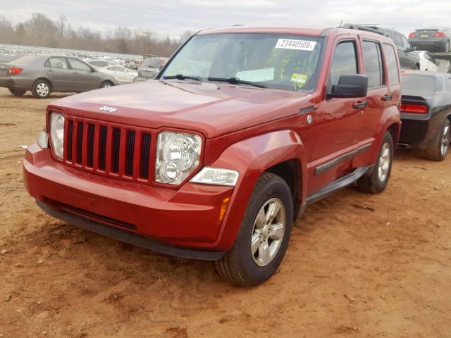 1J4PN2GK1AW175787 - 2010 JEEP LIBERTY SP 红色 照片 2