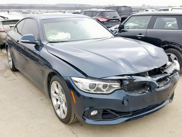 WBA3R1C56EK192677 - 2014 BMW 435 I BLUE photo 1