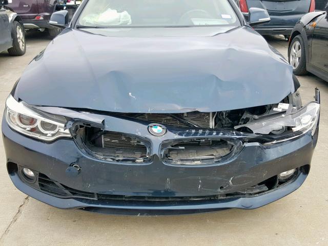 WBA3R1C56EK192677 - 2014 BMW 435 I BLUE photo 9