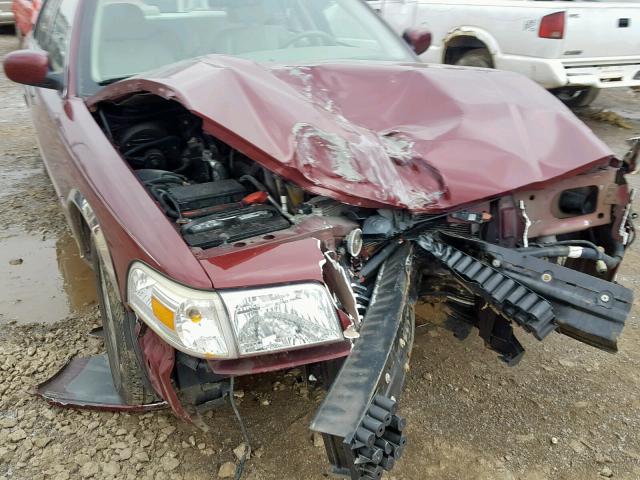 2MEHM75VX7X611216 - 2007 MERCURY GRAND MARQ BURGUNDY photo 9