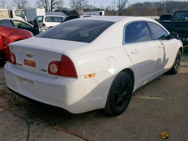1G1ZA5EU0BF245628 - 2011 CHEVROLET MALIBU LS WHITE photo 4