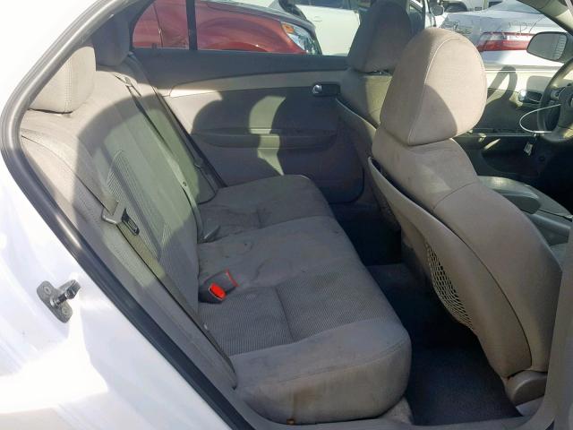1G1ZA5EU0BF245628 - 2011 CHEVROLET MALIBU LS WHITE photo 6