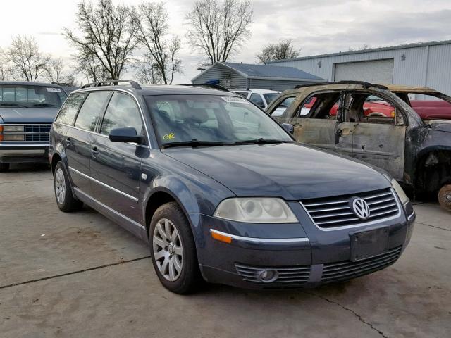 WVWVH63B13E219510 - 2003 VOLKSWAGEN PASSAT GLS BLUE photo 1