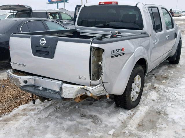 1N6AD07W48C432648 - 2008 NISSAN FRONTIER C SILVER photo 4