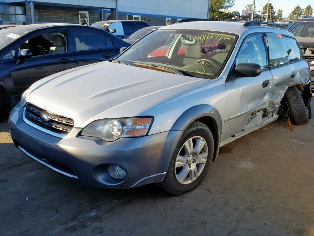 4S4BP61C457342707 - 2005 SUBARU LEGACY OUT SILVER photo 2