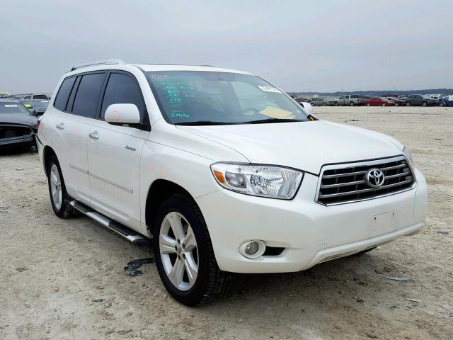 5TDYK3EH8AS023909 - 2010 TOYOTA HIGHLANDER WHITE photo 1