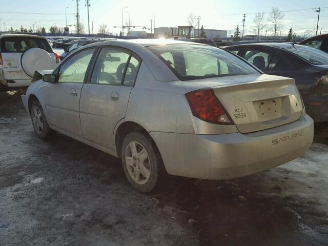 1G8AZ58F17Z155916 - 2007 SATURN ION LEVEL SILVER photo 3