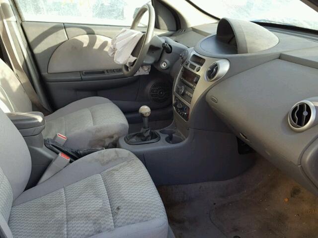 1G8AZ58F17Z155916 - 2007 SATURN ION LEVEL SILVER photo 5