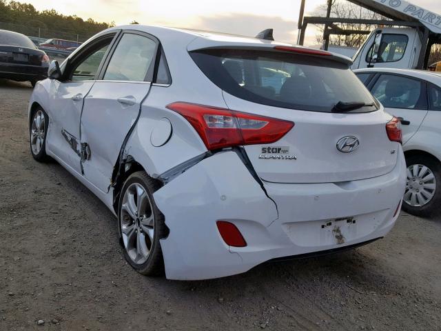 KMHD35LE3DU153625 - 2013 HYUNDAI ELANTRA GT WHITE photo 3