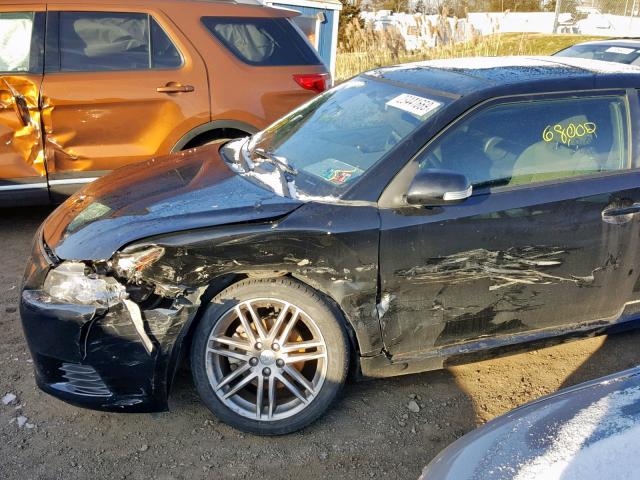 JTKJF5C75C3044127 - 2012 TOYOTA SCION TC შავი ფოტო 9